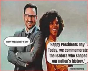 'Happy Presidents Day! Today, we commemorate the leaders who shaped our nation’s history.'