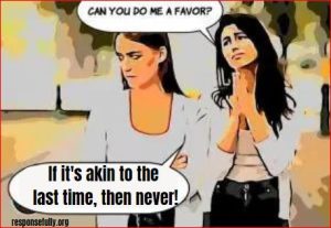 If it's akin to the last time, then never!